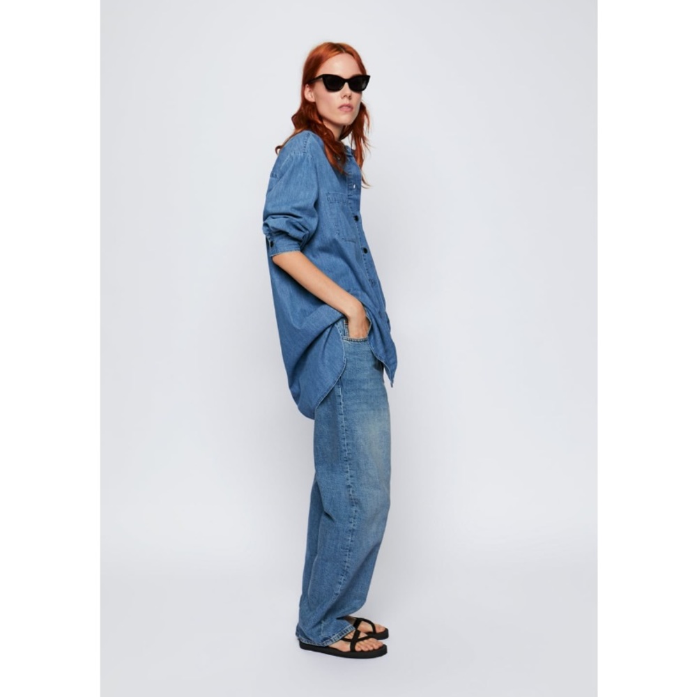 ZARA Oversized Jeans Shirt 💕 - Picture 6 of 7